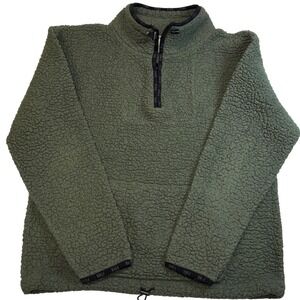 Pink | Victoria­s Secret |‎ Women­s S | Teddy Bear Fleece 1/4 Zip Pullover Green